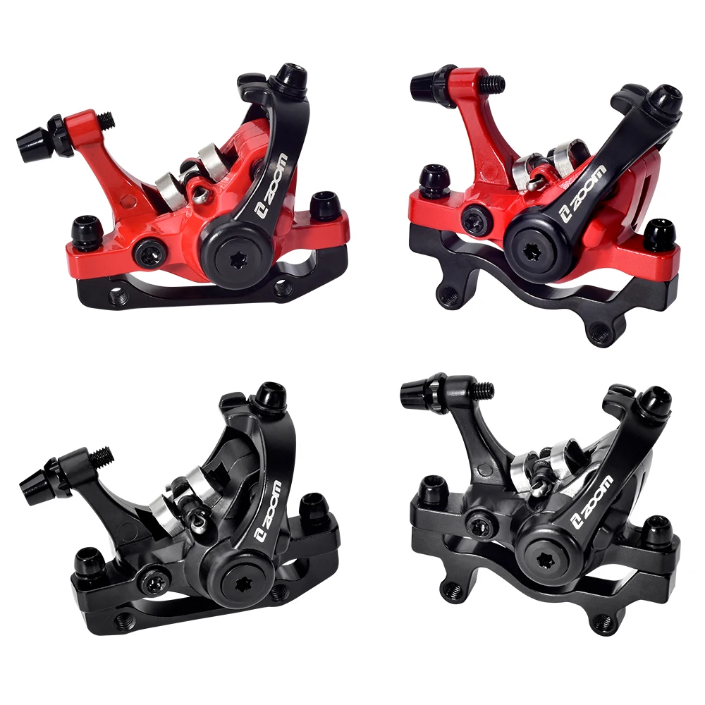 Mechanical Disc Brake MTB Bike Parts ZOOM DB-680 Line Pulling Aluminum Alloy Mountain Folding Bicycle Brake Caliper Sets Disk