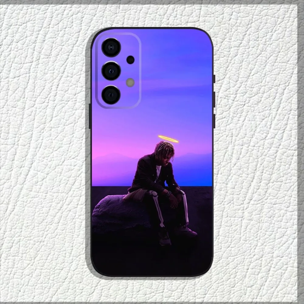 Hip Hop J-Juice-W-Wrld Phone Case For Samsung Galaxy A13 A21s A22 A31 A32 A52 A53 A71 A80 A91 Soft Black Shell