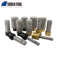 shdiatool 1pc vacuum brazed diamond milling finger bits dia101520253035mm ceramic tile grinder polish marble granite holes