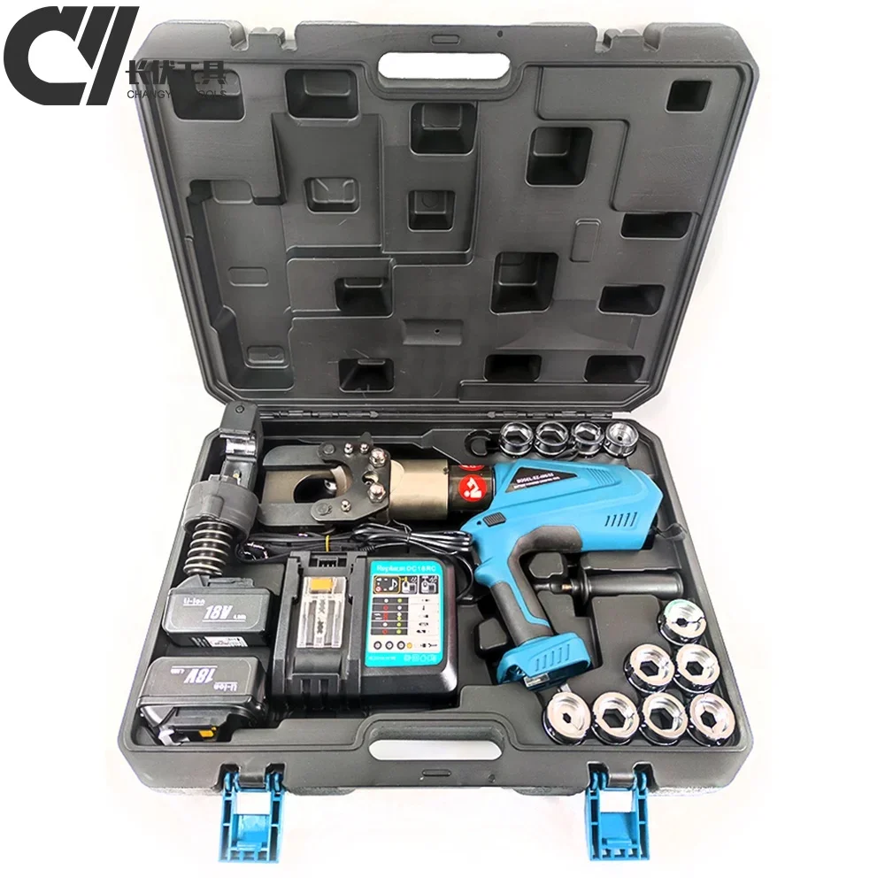 Фреза и обжимной инструмент для кабеля с питанием от батареи EZ-400/55 2 в 1