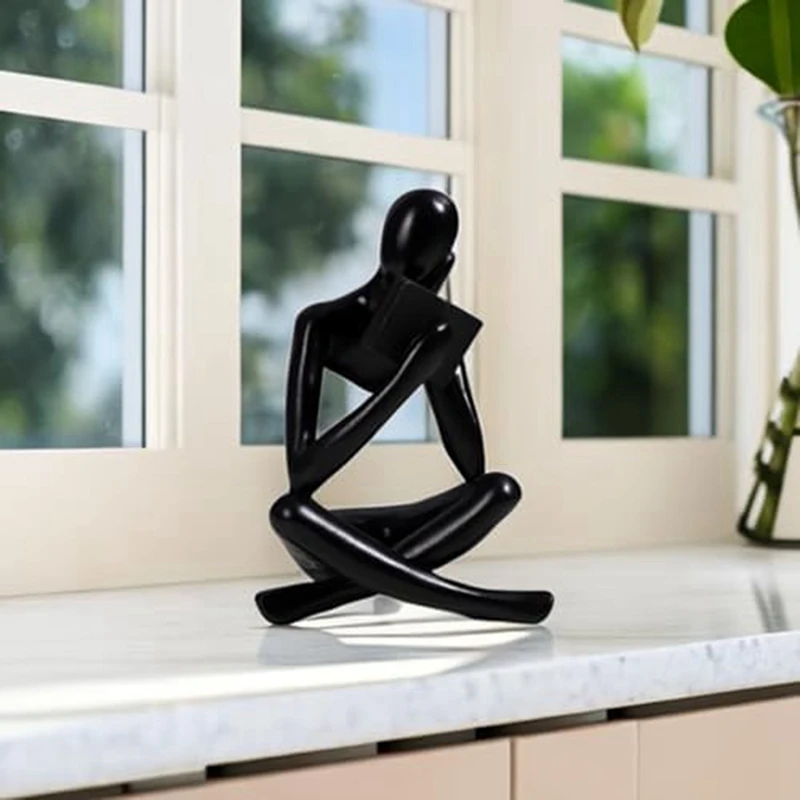 Скульптуры Thinkers статуэтка из смолы с орнаментом для чтения Декоративная