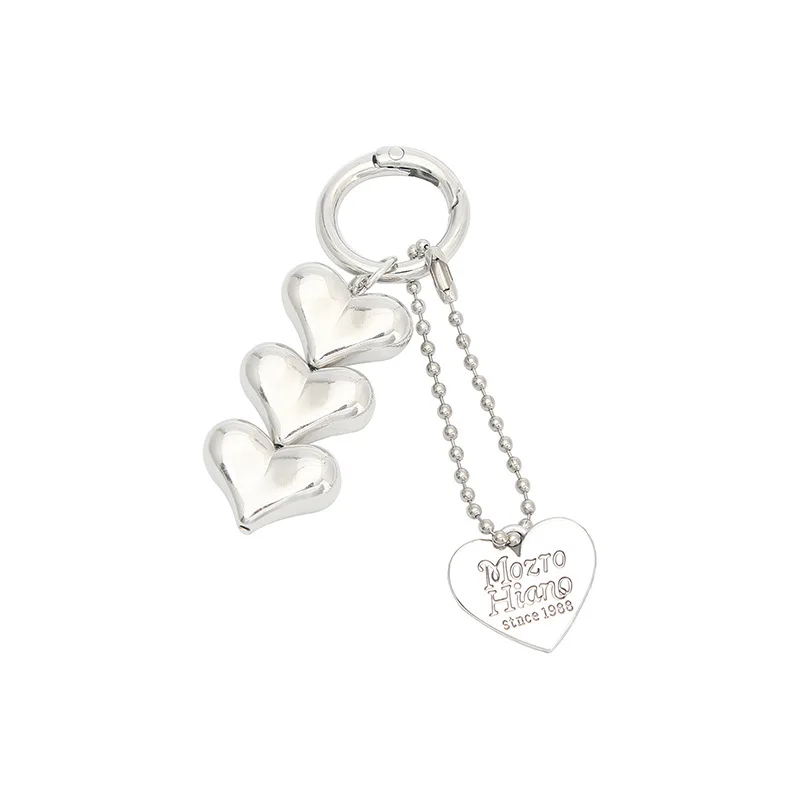 Модный брелок для ключей с бисером в форме сердца Многофункциональный шнурок