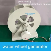 water wheel generator water wheel hydraulic generator low speed disc power generation outdoor wind water wheel