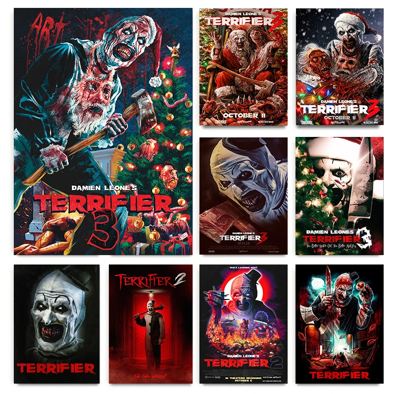 Коллекция Ужас 3/2/1 классический постер из фильма ужасов HD печатные настенные