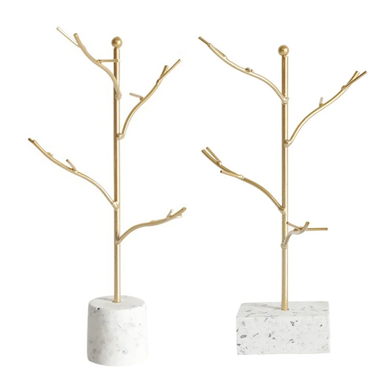 

Jewelry Display Storage Rack Earrings Necklace Bracelet Ring Holder Shelf Jewelry Organizer Stand Holder