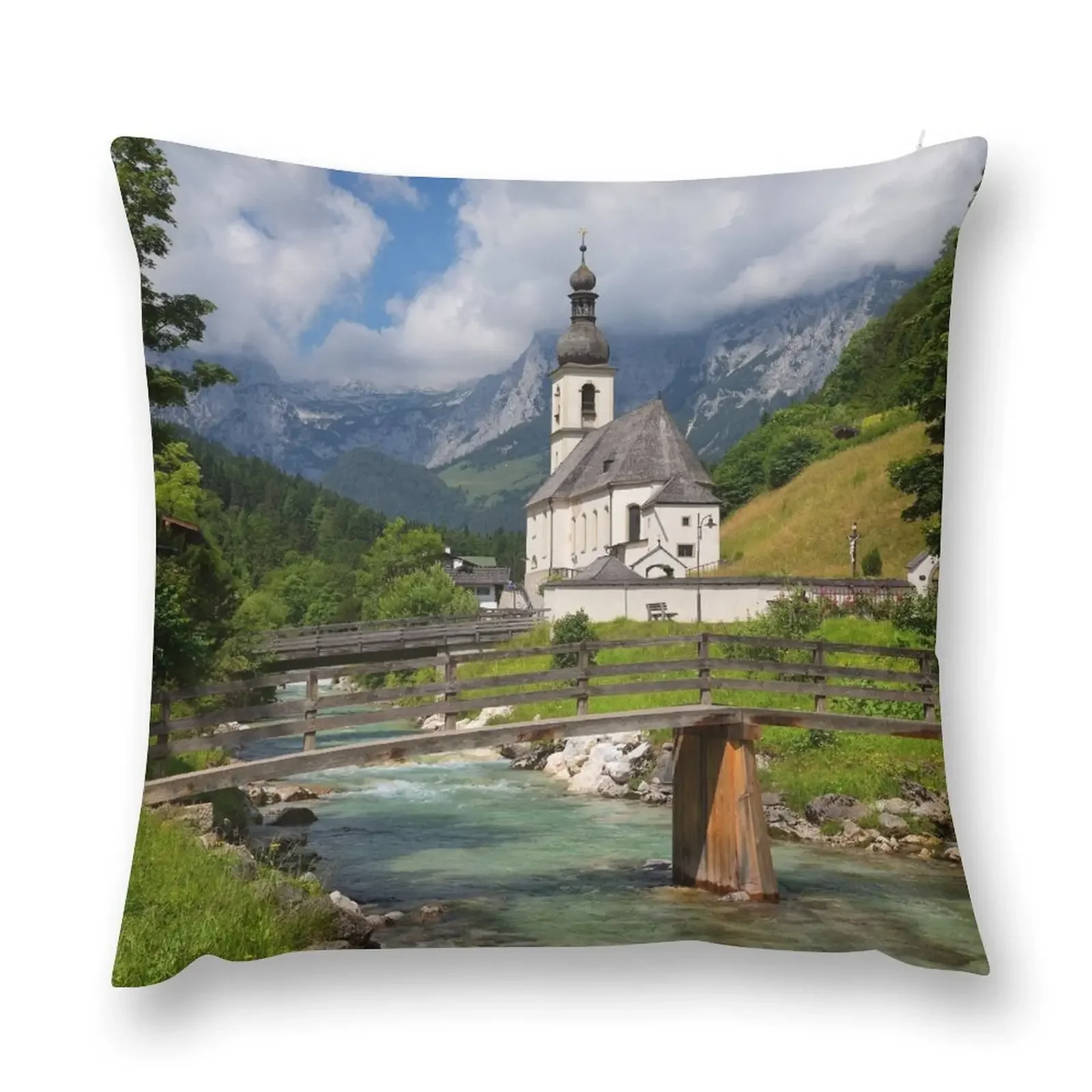 Церковь Святого Себастья Рамауна Бей Берттеггиден Декоративная подушка Чехлы