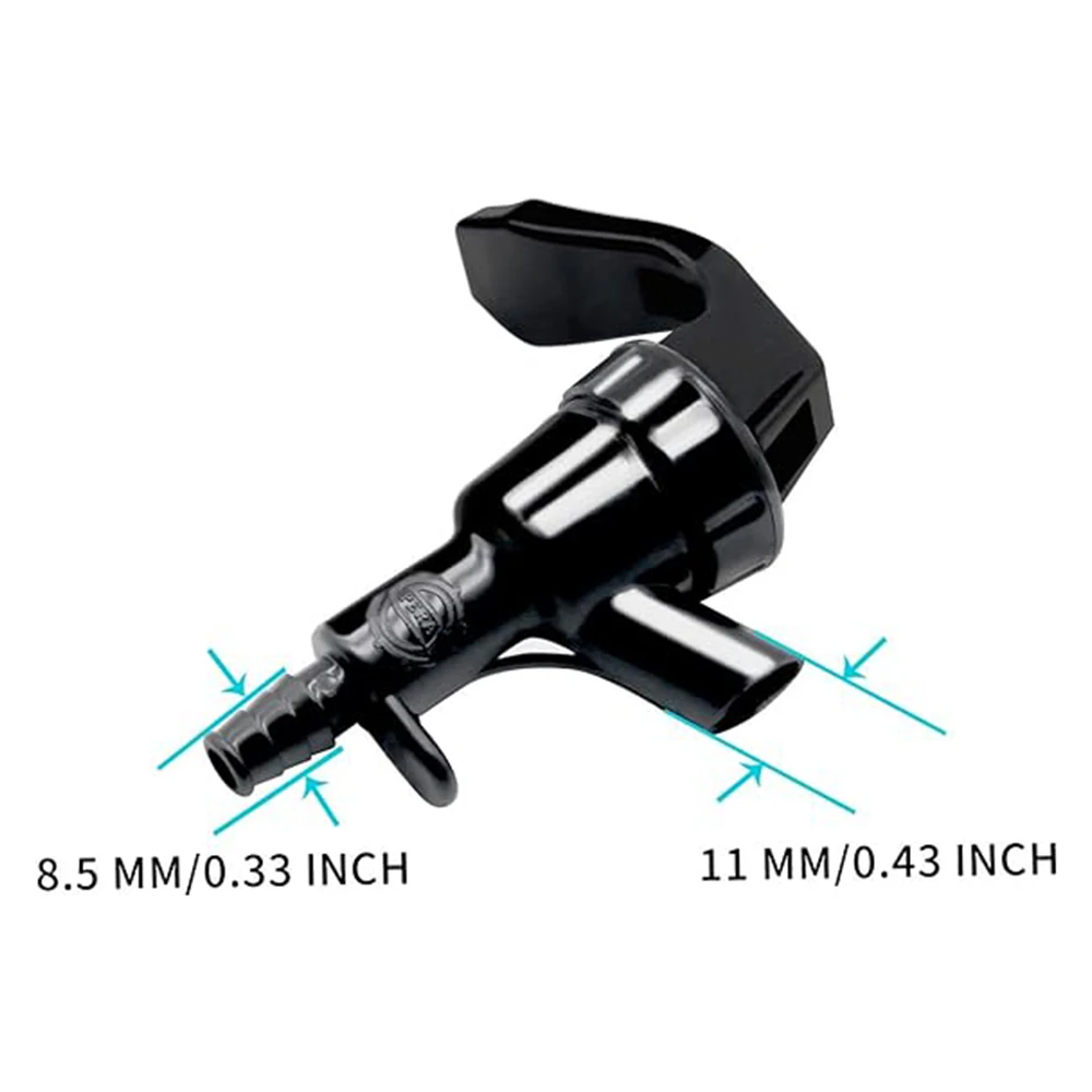 Пластиковый кран для пива с зазубриной 3/16 дюйма 2 зажима