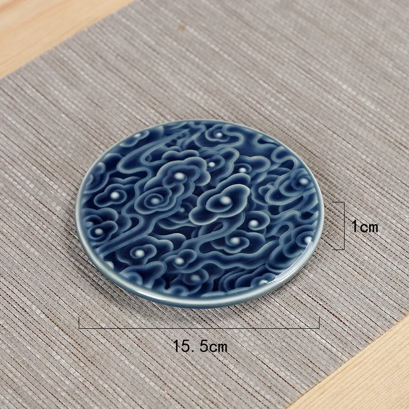 Подставка под маленькую керамическую чайную чашку, подставка под чайную церемонию, Женский чайный набор, изоляционный горшок, обеденный коврик, чайная утварь в китайском стиле, подставки