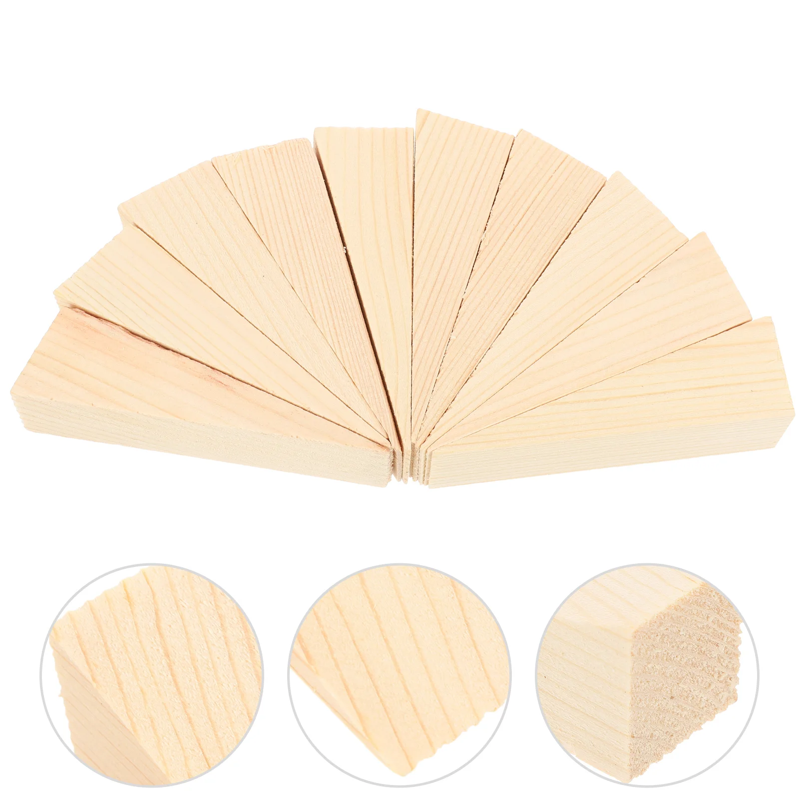 

10Pcs Wind Dampening Door Stop Security Door Stopper Floor Door Stopper Bedroom Door Bumper Plug Wooden cribs