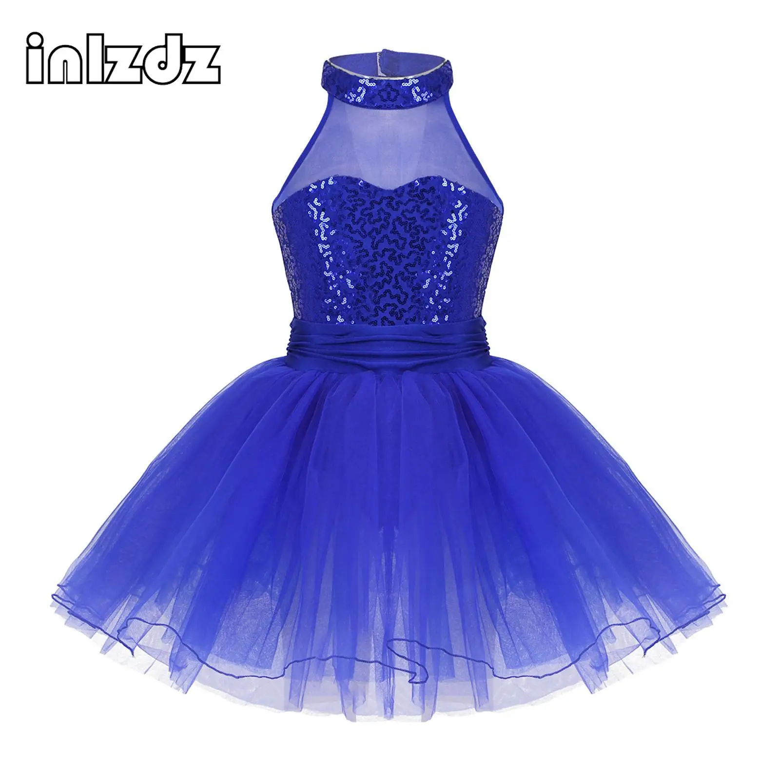 

Детское платье-пачка для балета и танцев, с блестками