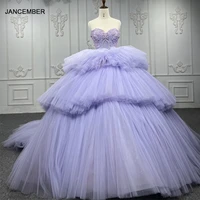 quinceanera dresses ball gown crystal vestidos de 15 a%c3%b1os purple cake sweetheart beading dy9906 evening party dress 2022