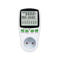 magixun french eu digital wattmeter lcd energy meter wattage electricity kwh power meter measuring measuring outlet power