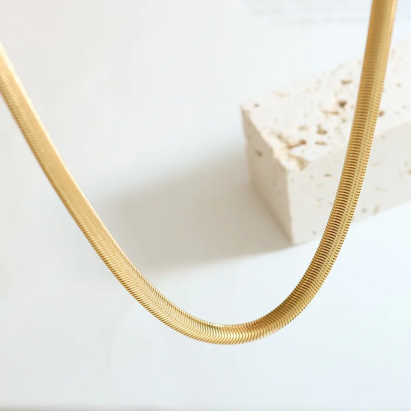 

Unisex Necklace Personality Snake Bone Chain Stainless Steel Splice Necklace Simple Cool Necklace Women's Fashion Jewelry