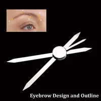 ruler semi permanent makeup positioning bow eyebrow mapping measuring tool thread dyeing liners microblading tool fast delivery