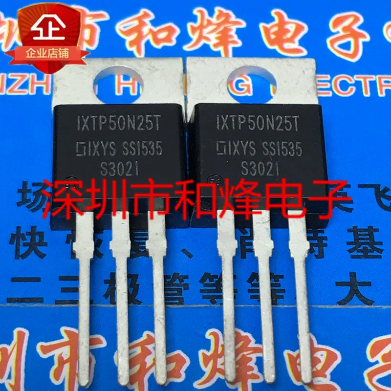

10pcs 100% orginal new IXTP50N25T TO-220 250V 50A