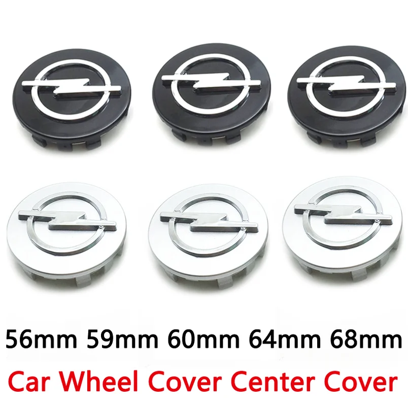 

4pcs Car Wheel Hub Center Caps 56mm 59mm 60mm 64mm 68mm Cover For Opel Astra Mokka Insignia Zafira Corsa Tigra Logo Badge Emblem