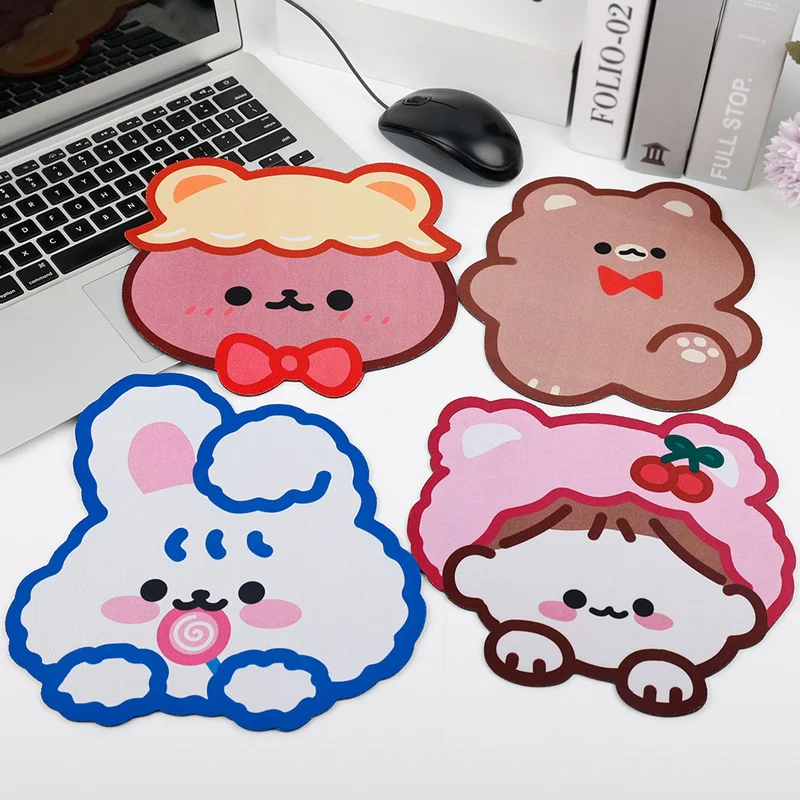 

Ins Wind Desktop Mouse Pads Student Notebook Office Desktop Non-slip Mouse pad Cute Bear Bunny Rubber Pad Laptop PC Accessories