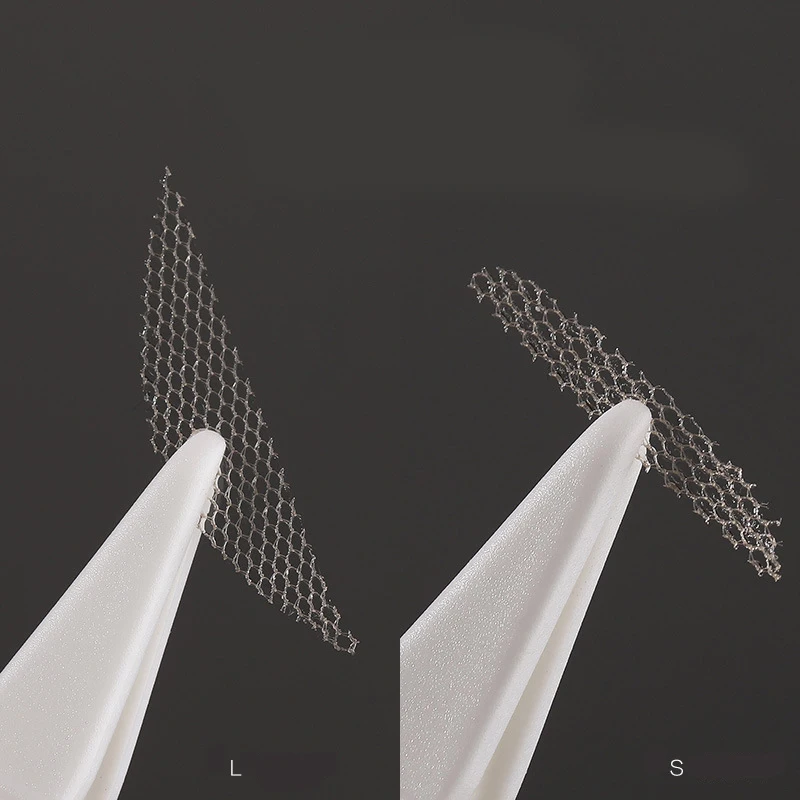 

120p Double Eyelid Stickers Natural /Widened Stick To Water Double-sided Invisible Seamless Fiber Strip Mesh Lace Sticker Makeup