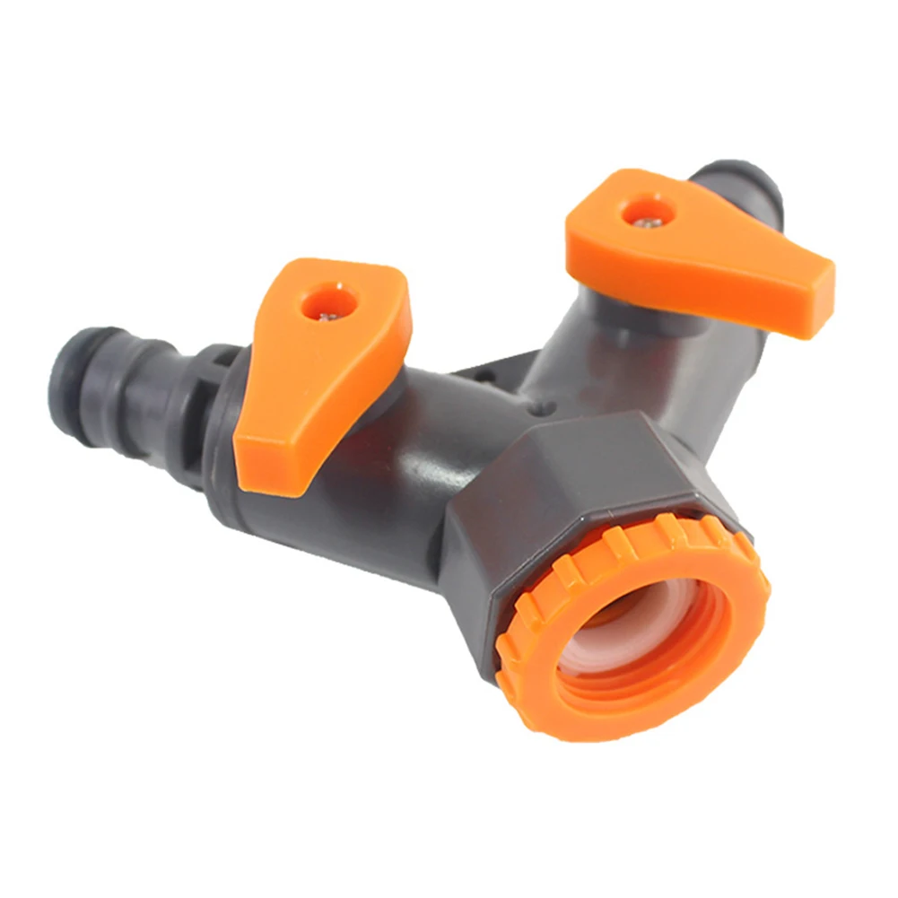 

Three Way Garden Tap Water Splitter Garden Hose Watering with Switch Valve Irrigation Quick Connector Accessories