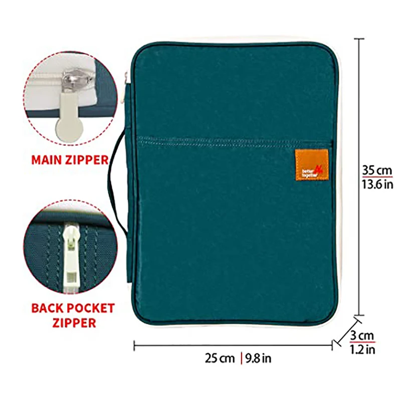 Multifunction Document fileDaily Pouch Universal Documents A4 Holder Travel Case for Laptop,Macbook,and Small Electronics