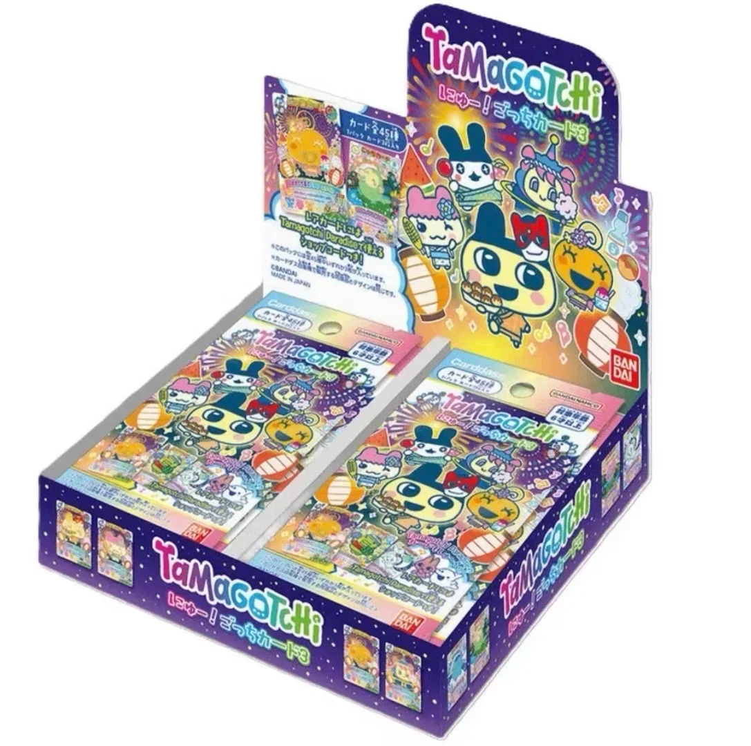 Оригинальный набор коллекционных карточек Bandai Namco Tamagotchi New Gotchi Card Vol 3 Booster Box Carddass GR R N TCG, кавайный подарок-игрушка (art.: 3920dc30adcef) - 3920dc30adcef