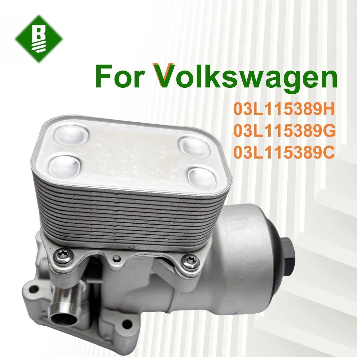 

03L115389H Кронштейн масляного фильтра с фланцем для Amarok Beetle Golf Jetta Passat Scirocco Tiguan Q3 Multivan 03L115389G 03L115389C