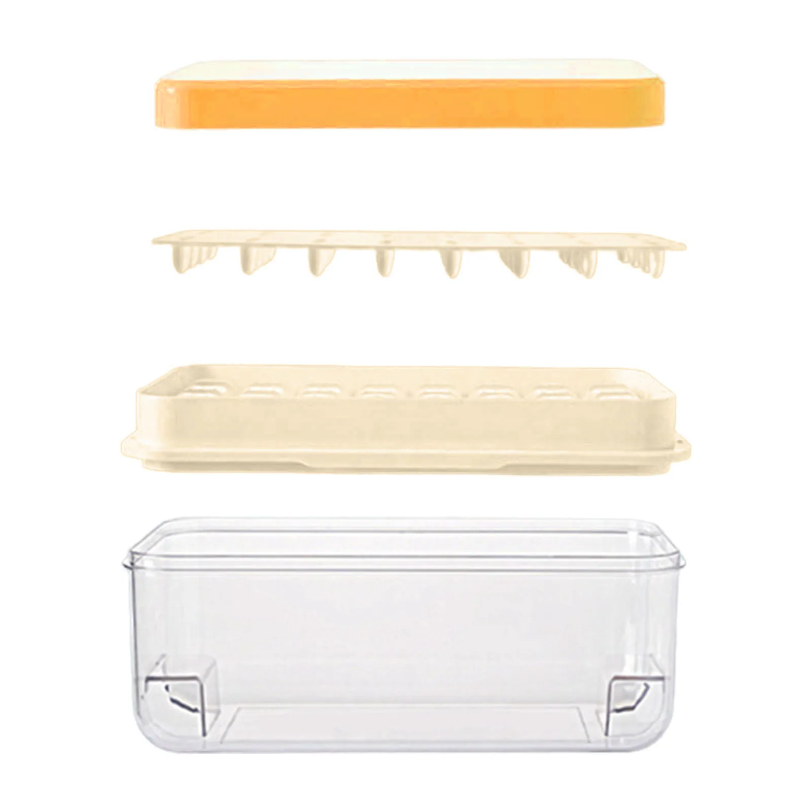 

Ice Box Ice Cube Trays for Freezer Ice Mold with Lid Ice Mold Box Ice Cube Silicone Mold Ice Cube Mold for Cool Cocktails Whiske