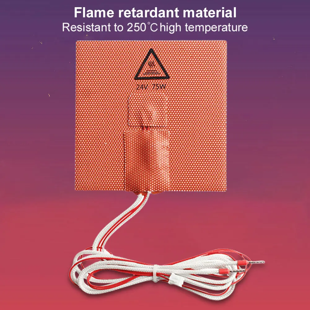 VONON 75 Вт 100x100 Мм 3D-принтер С Подогревом Коврик Для Кровати NTC 100K Управляемая