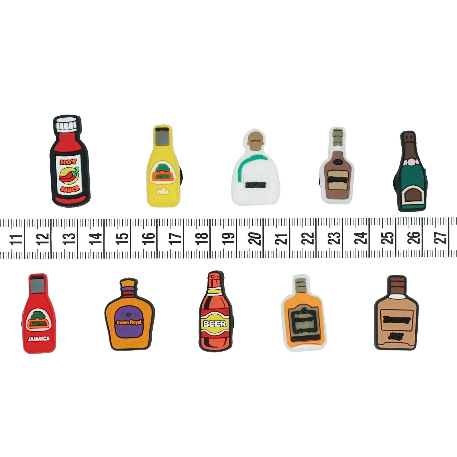 Бутылки для обуви Подвески бутылки пива парфюма соуса красивые аксессуары