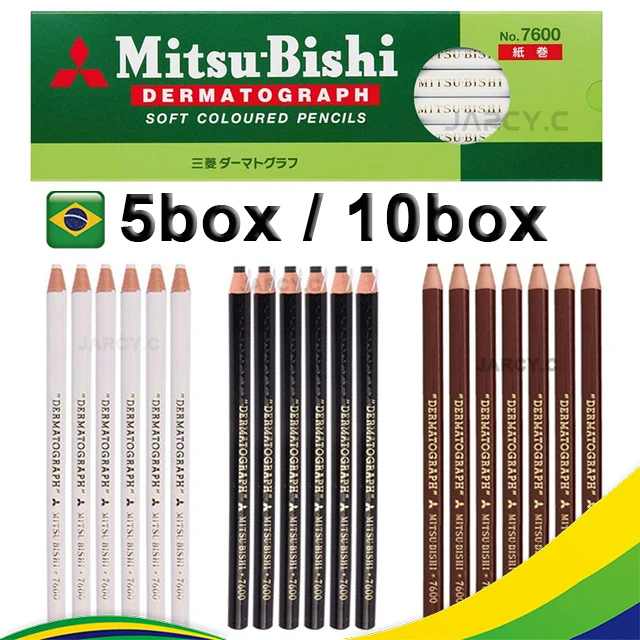 Dermatographic Marker Pencil For Eyebrows Lapis Dermatografico Makeup Pen 4 In 1 White Shadows Tool