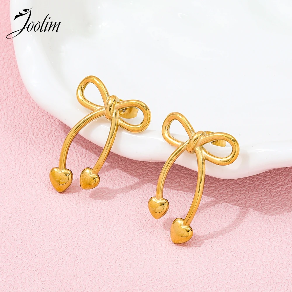 Joolim ювелирные изделия высокого качества PVD оптом не выцветают модные милые банты