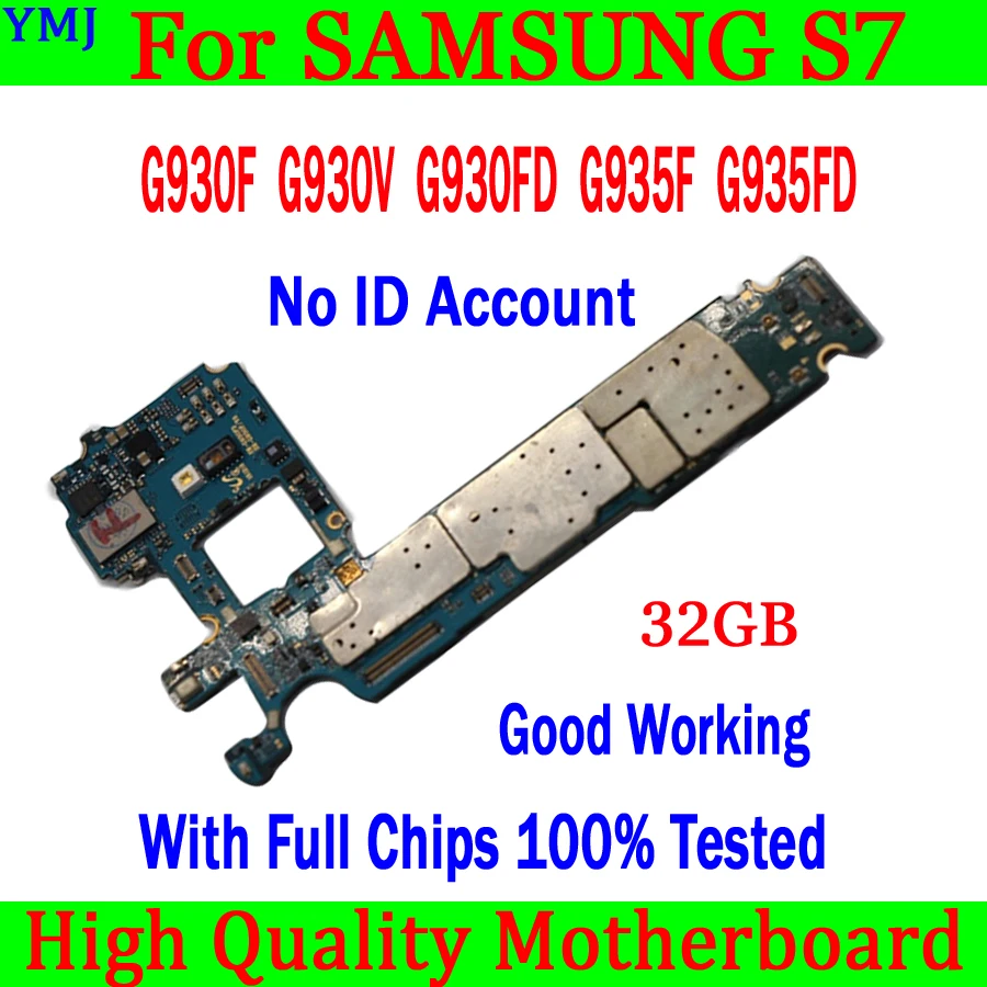 Бесплатная доставка 100% оригинал для Samsung Galaxy S7 G935F G935FD G930V G930F G930FD материнская плата полные чипы протестированы