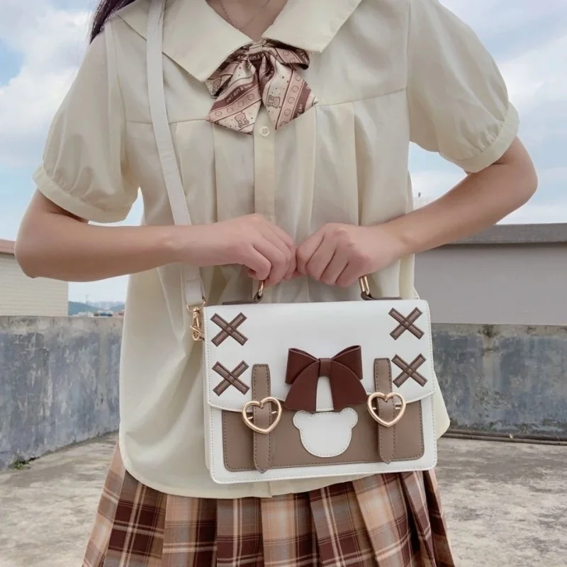 

Униформа Jk Kawaii Lolita сумка для косплея вместительные сумки-мессенджеры для женщин японский стиль Harajuku клатч