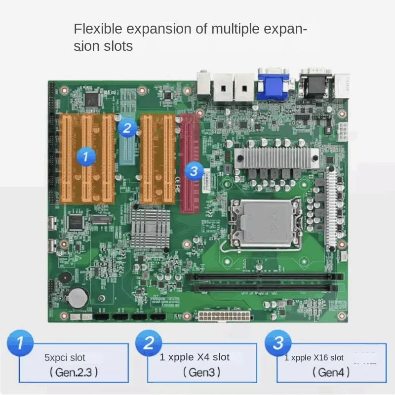 EAMB-1512 материнская плата с промышленным контролем H610 визуального осмотра сервера