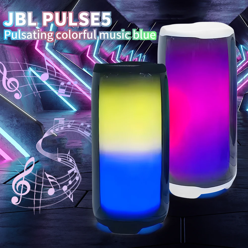 

Original JBL Bluetooth Speaker Pulse5 Heavy Bass Pulse 5 Outdoor Pulsating Music Color LED Portable Waterproof Wireless Speakers