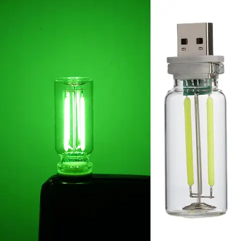 Украсьте инструменты USB сенсорное управление ночной светодиодный светильник атмосфера лампа накаливания светодиодная лампа накаливания украшение спальни DIY