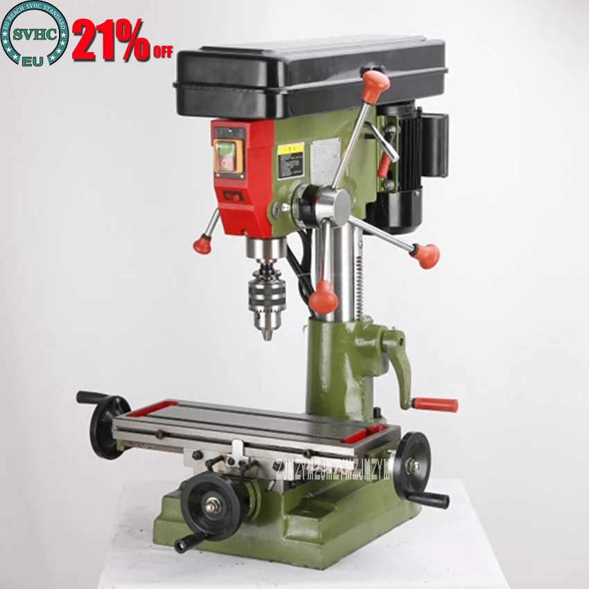 

ZX7016 Drilling And Milling Machine Multifunctional Home Woodworking DIY Bench Drill / Table Milling Machine 220V/380V 550W MT2