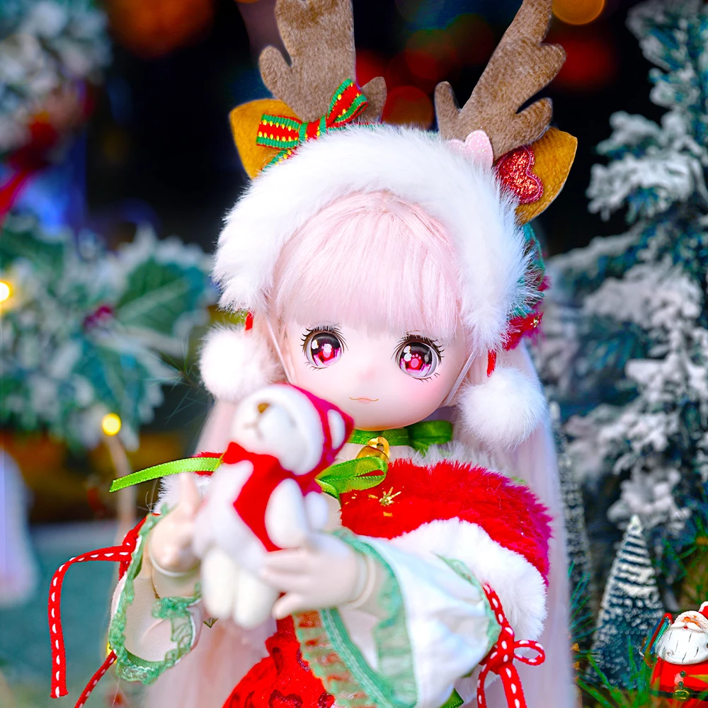 Фото Кукла милая Fawn DBS 1/4 BJD сказочная девушка, семейная картонная игрушка Lala Ruru Egg ACGN SD коллекционная игрушка №3