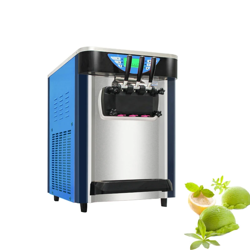 

High Quality Strawberry Flavor Soft Ice Cream Machine Commercial Package