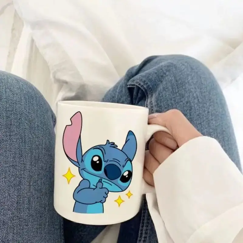 Симпатичная Керамическая Кружка со стежками Мультяшные анимационные забавные