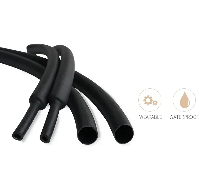 1 м 3:1 термоусадочная трубка диаметр 6/2 4/3 2/4 8/6 4/7 9/9 5/12 7/15 4/19 1/30/39/50 мм с двойными