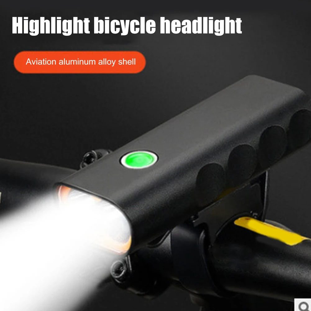 

400LM Mountain Bike Bicycle Light USB Rechargeable T6 Mountain Road Bicycle LED Front Rear Lamp Flashlights Cycling Equipment