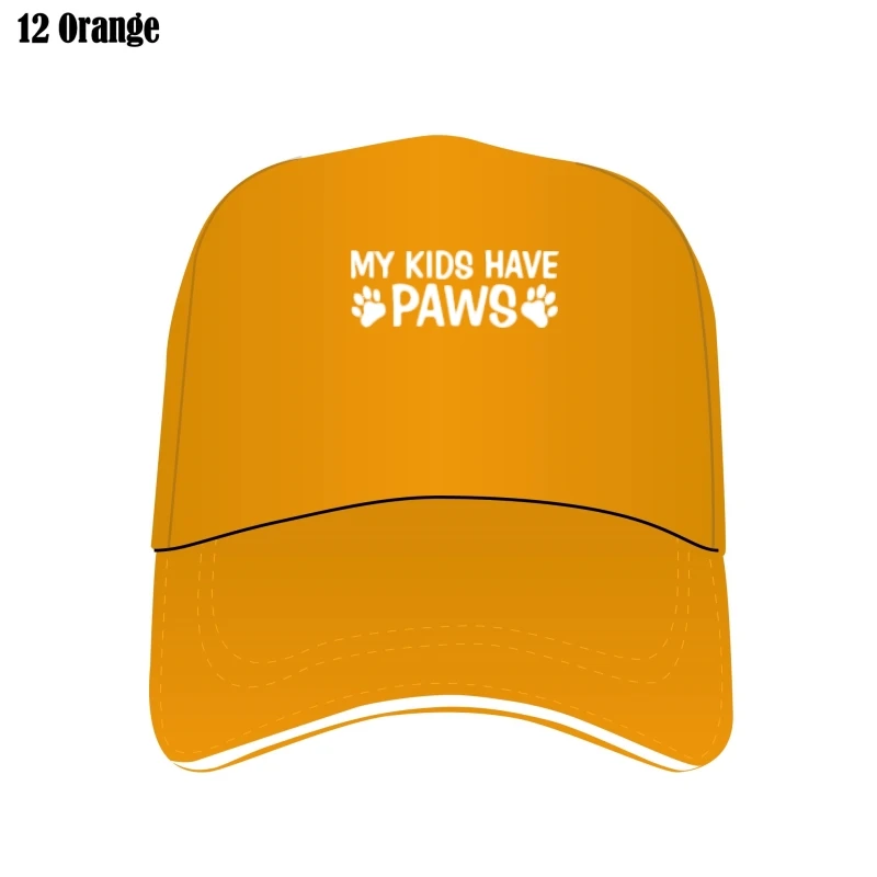 

My Kids Have Paws Custom Hat Bill Hat One Size Pet Lover Dog
