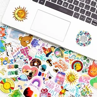 50pcs cartoon mix stickers for notebooks scrapbook stationery laptop motivational sticker craft supplies scrapbooking material