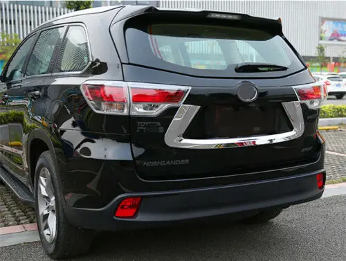 

Хромированная рамка багажника для Toyota Highlander 2015-2019