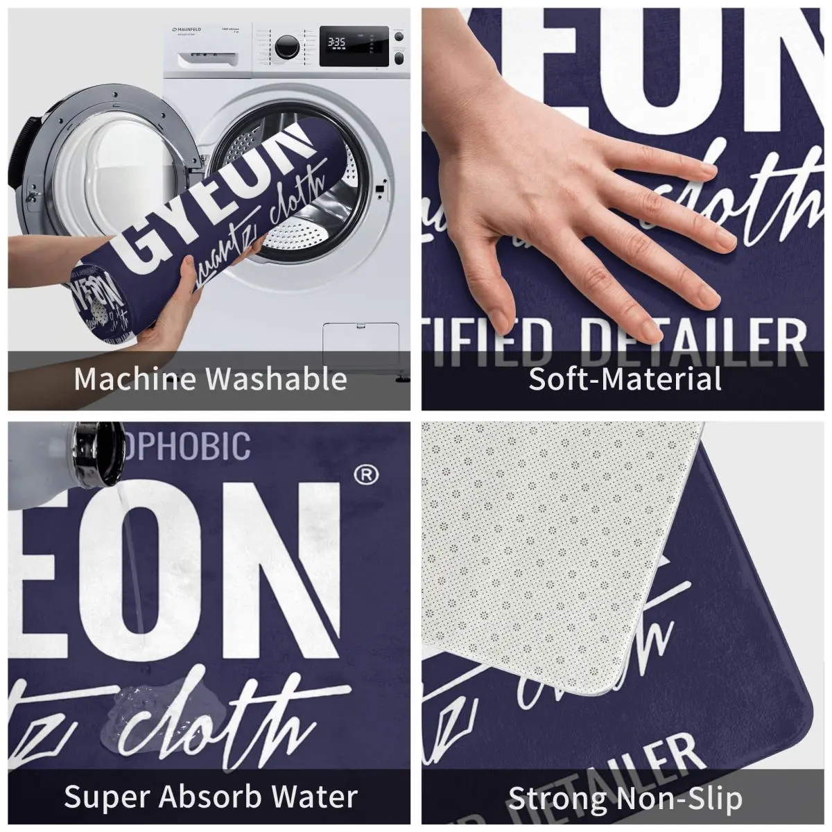 GYEON 40x60 см ковер полиэстер напольные коврики настраиваемые прочный домашний