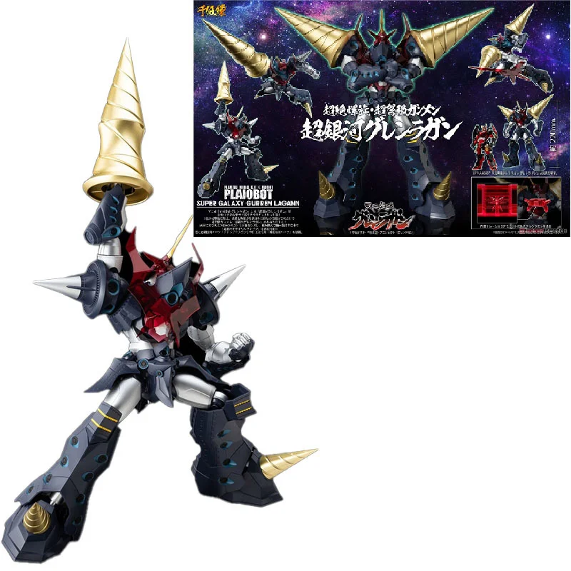 

Оригинальная пластиковая модель комплект × RIOBOT Gurren Lagann Super Galaxy Gurren Lagann Сборная модель Коллекционная экшн-фигурка игрушка