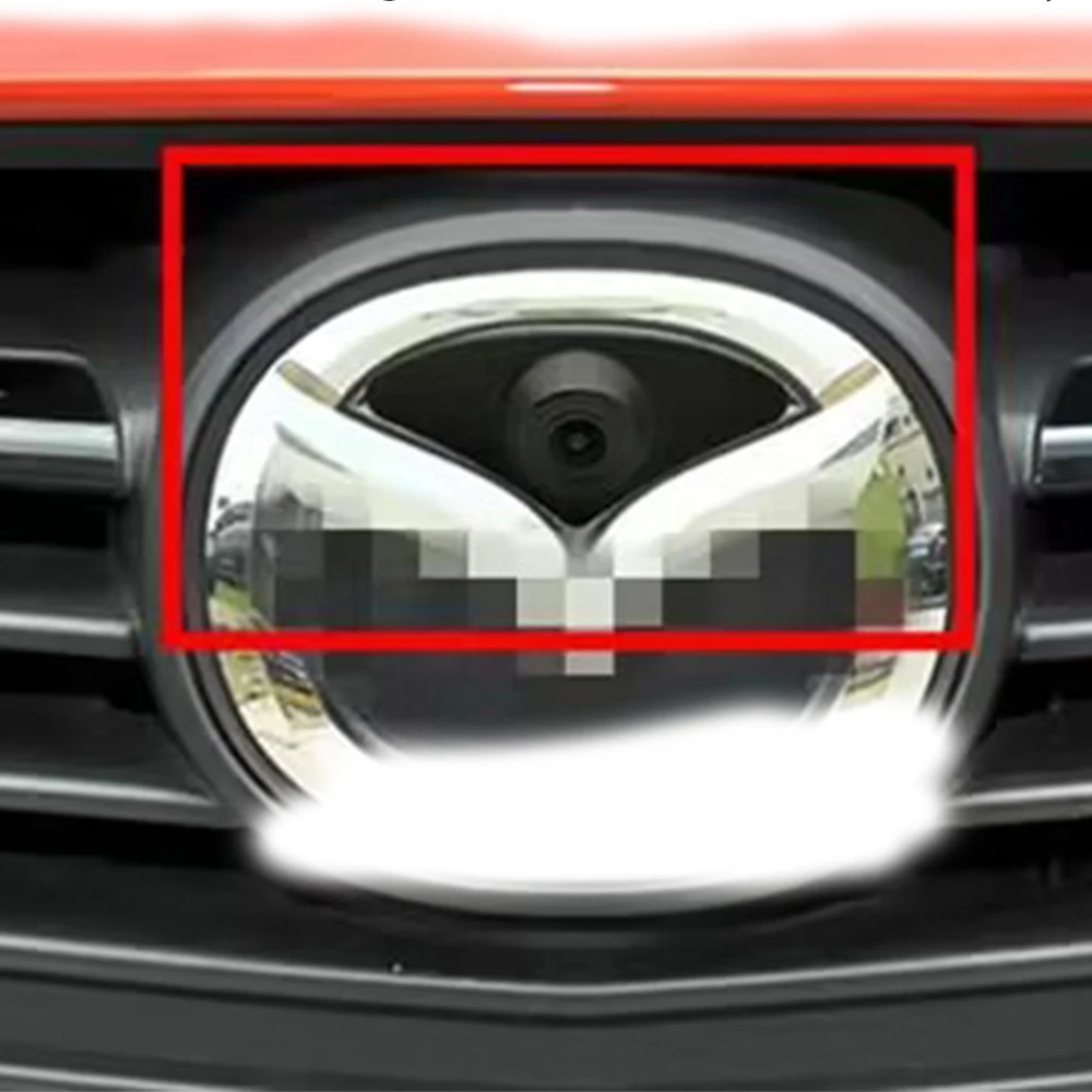 ZJCGO AHD CVBS 1080P 170 ° Автомобильный логотип парковочная камера переднего вида для Mazda 6