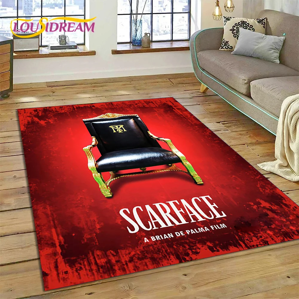 Ковер Scarface Tony с 3D принтом из фильма ковер для спальни гостиной украшение