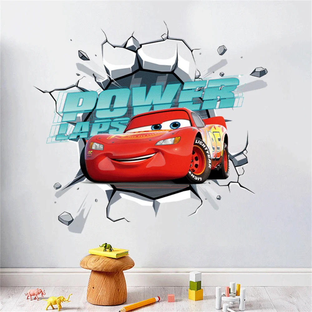 

Large Size Car Wall Sticker Decoration Wallpaper For Kids Boys Room DIY Vinyl Self Stick Wall Decal Mural Child Gift Home Decor